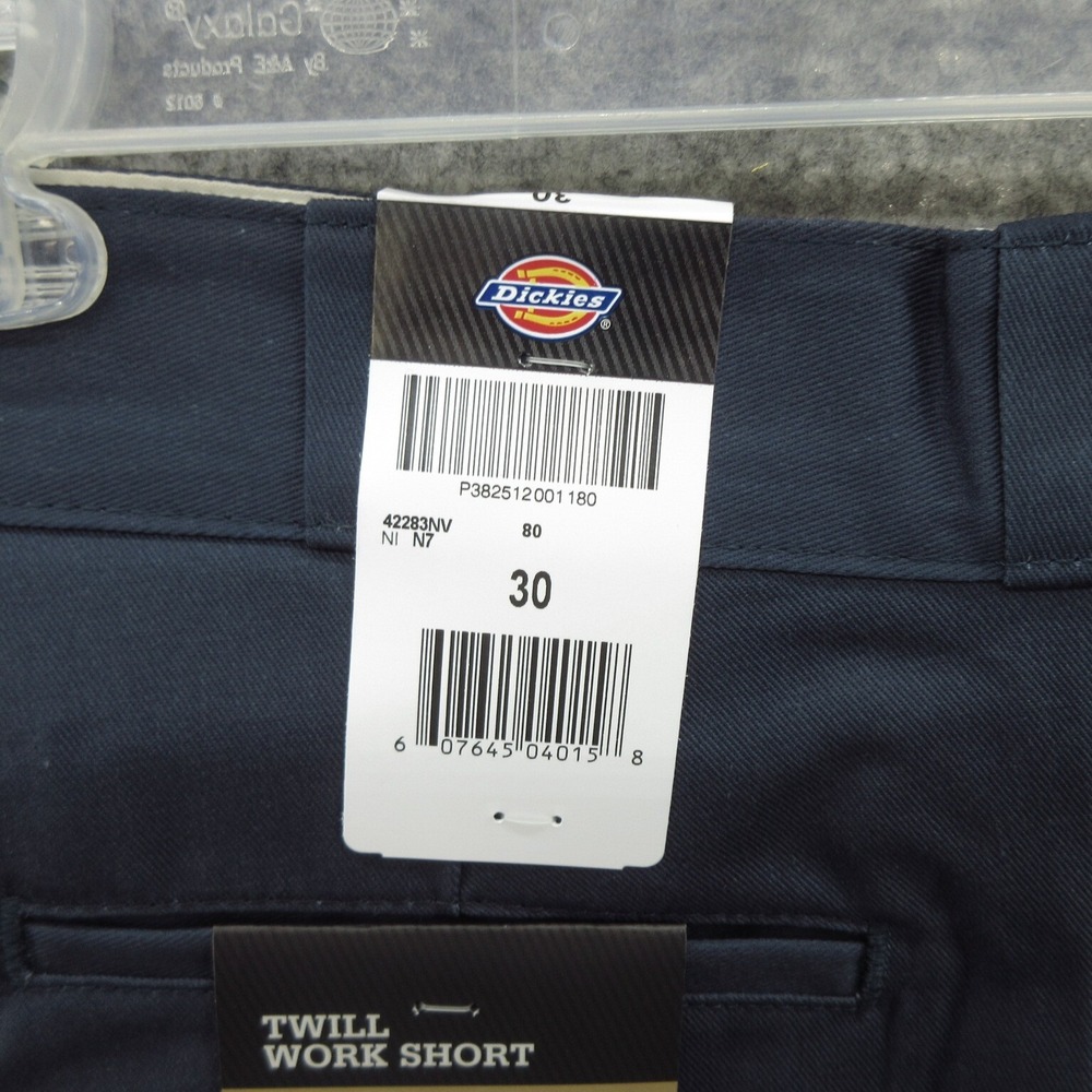 Dickies Men Work Shorts Size 30 Navy Twill Work Loose Fit 13" Multi Pockets New - Picture 5 of 11